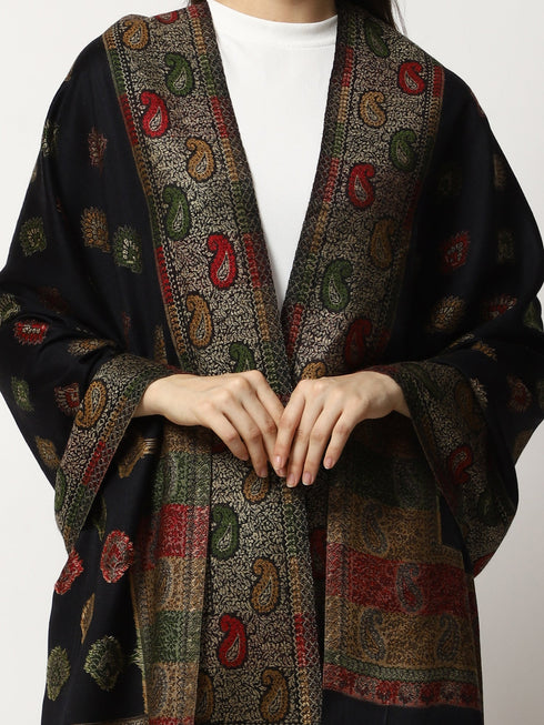 Women's Jamawar Wool Stole